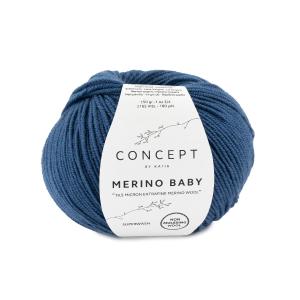 Merino Baby Nachtblau/Jeans (Fb. 84)