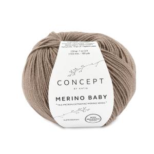 Merino Baby Dunkelbeige (Fb. 42)