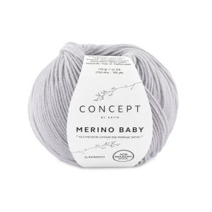 Merino Baby Perlhellgrau (Fb. 55)