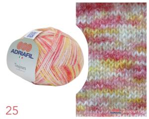 Toujours Fb. 25 Orange Gelb Rot Pink